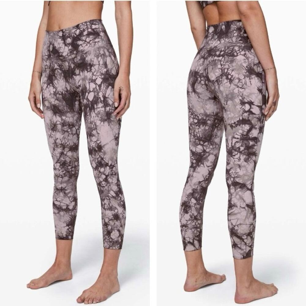 Lululemon Wunder Under  Tight 25" Dual Shibori Iced Iris Mystique Moonwalk - 4